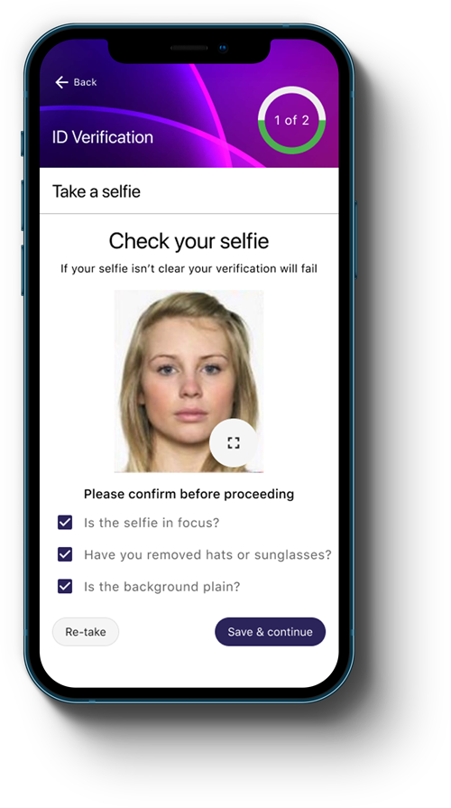 CheckSelfieiPhone